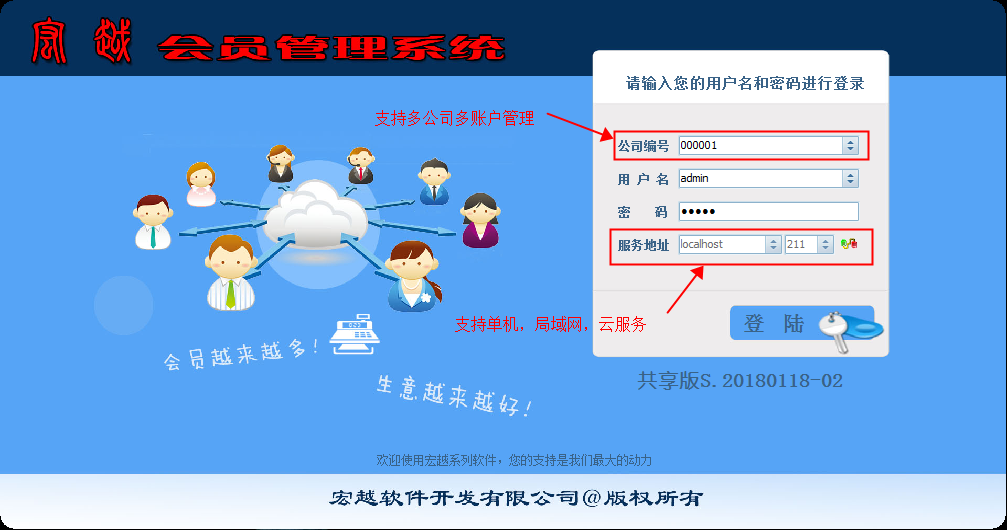 宏越會(huì)員管理系統(tǒng)-專(zhuān)業(yè)軟件訂制開(kāi)發(fā)